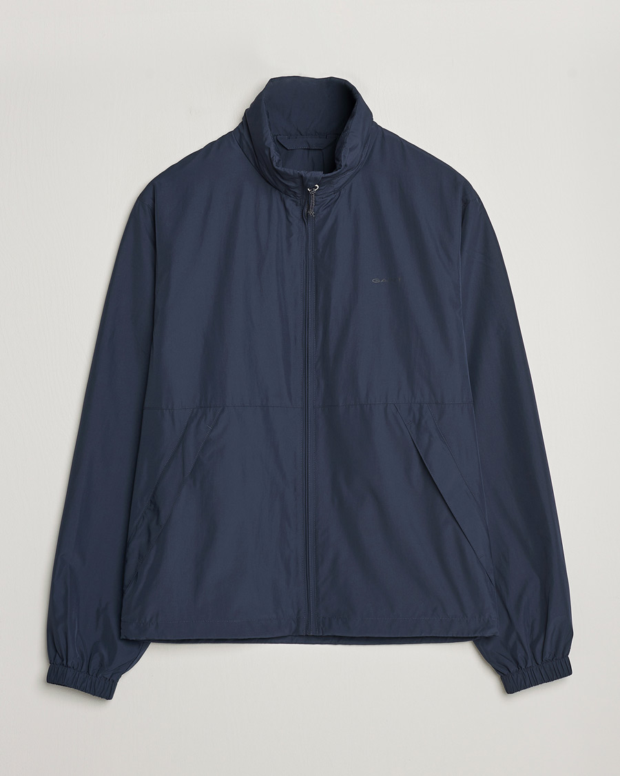 Homme | Manteaux Et Vestes | GANT | Light Nylon Windcheater Evening Blue