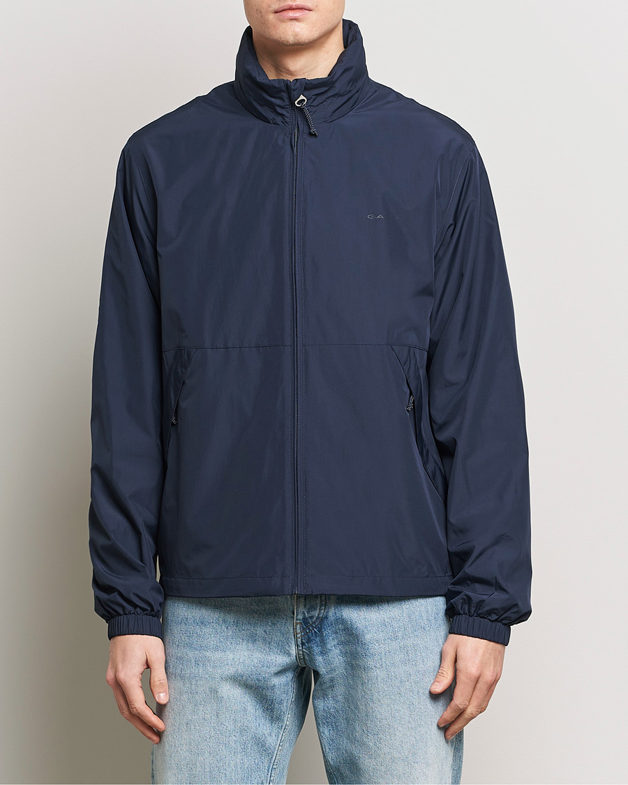Homme | Manteaux Et Vestes | GANT | Light Nylon Windcheater Evening Blue