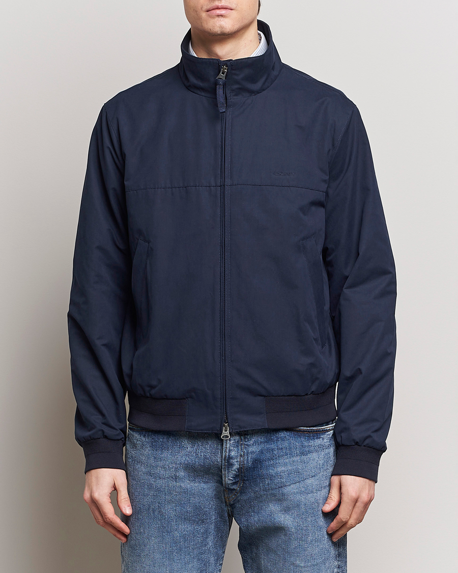 Homme | Vestes Casual | GANT | The Hampshire Jacket Evening Blue