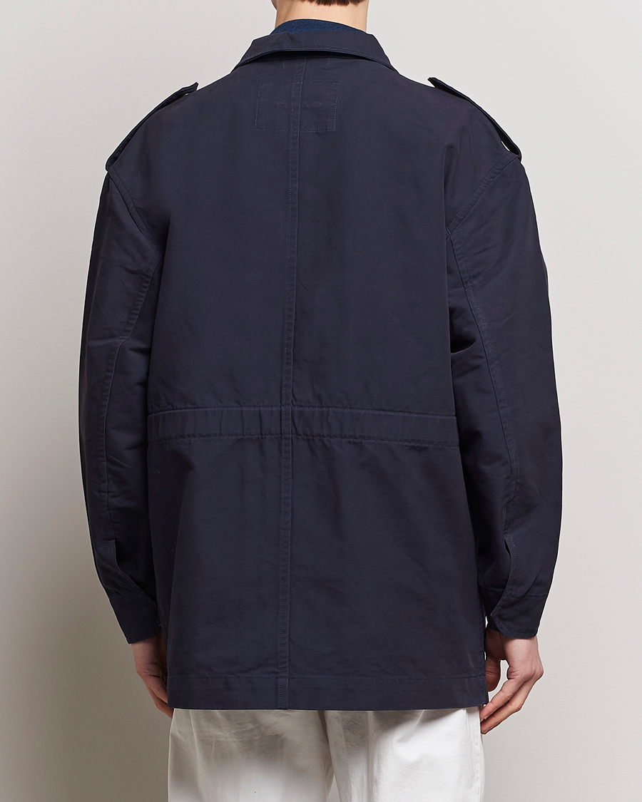 Homme | Manteaux Et Vestes | GANT | Cotton Field Jacket Evening Blue