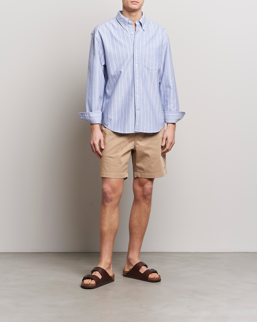 Homme | Chemises | GANT | Relaxed Fit Heritage Striped Oxford Shirt Blue/White