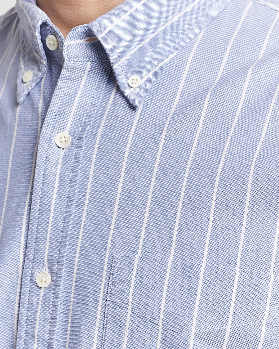 Homme | Chemises | GANT | Relaxed Fit Heritage Striped Oxford Shirt Blue/White