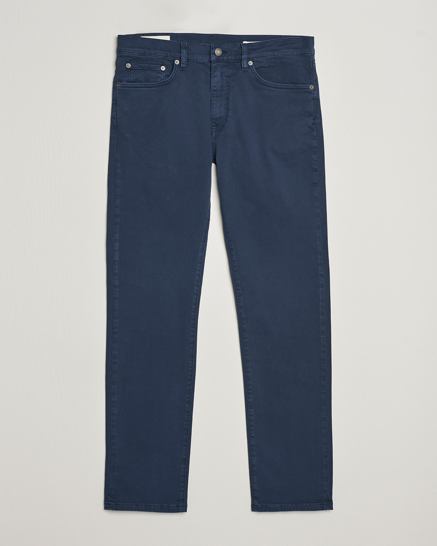 Homme | Pantalons | GANT | Regular Desert 5-Pocket Pants Marine