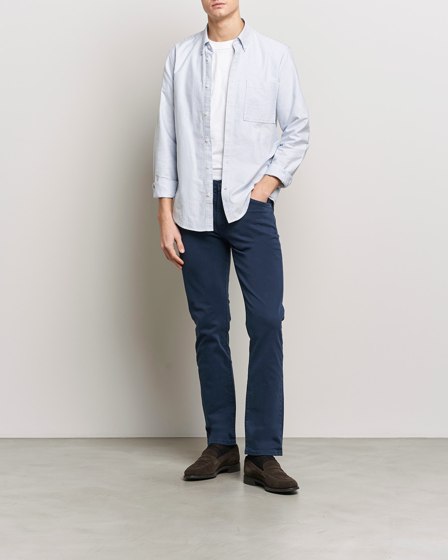 Homme | Pantalons | GANT | Regular Desert 5-Pocket Pants Marine