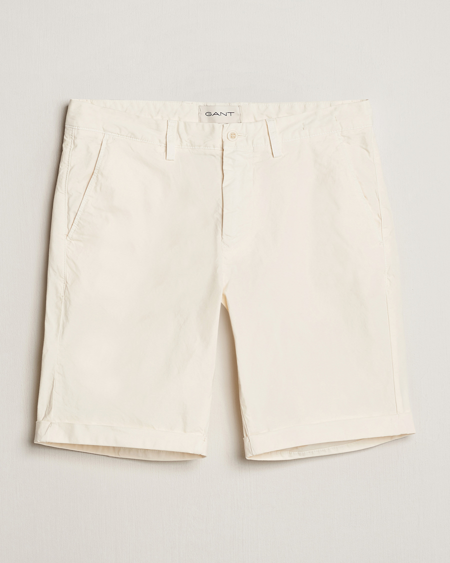 Homme | Shorts | GANT | Regular Sunbleached Shorts Cream