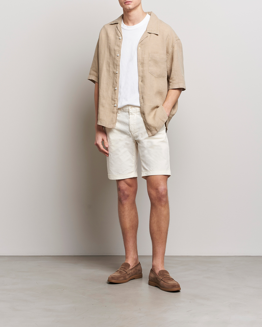 Homme | Shorts | GANT | Regular Sunbleached Shorts Cream