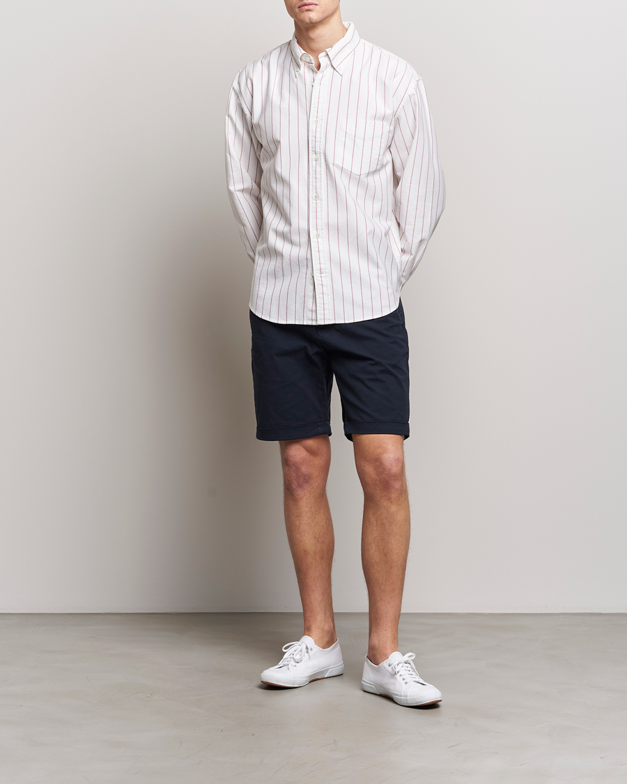 Homme | Shorts | GANT | Regular Sunbleached Shorts Marine