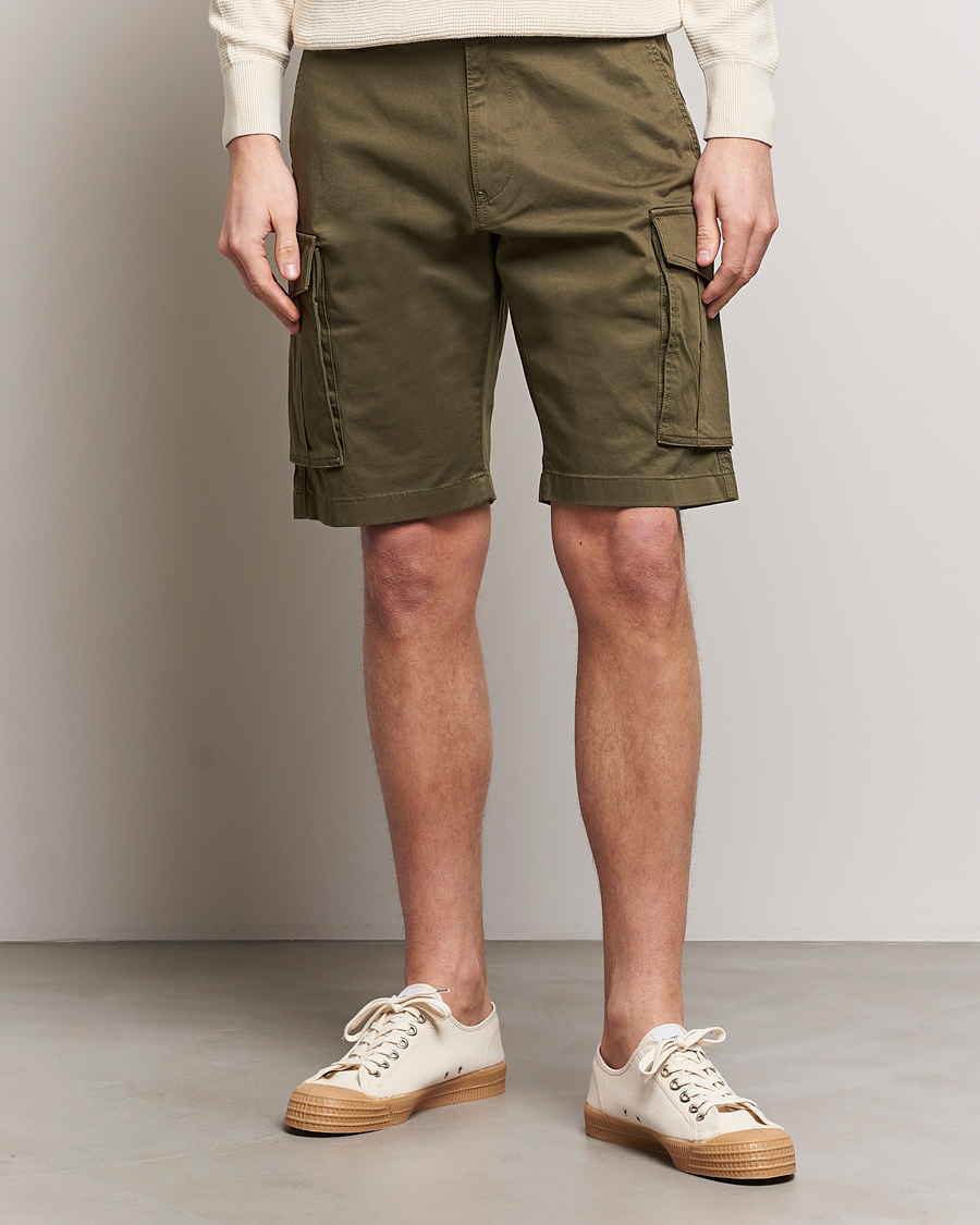 Homme | Shorts | GANT | Relaxed Twill Cargo Shorts Juniper Green