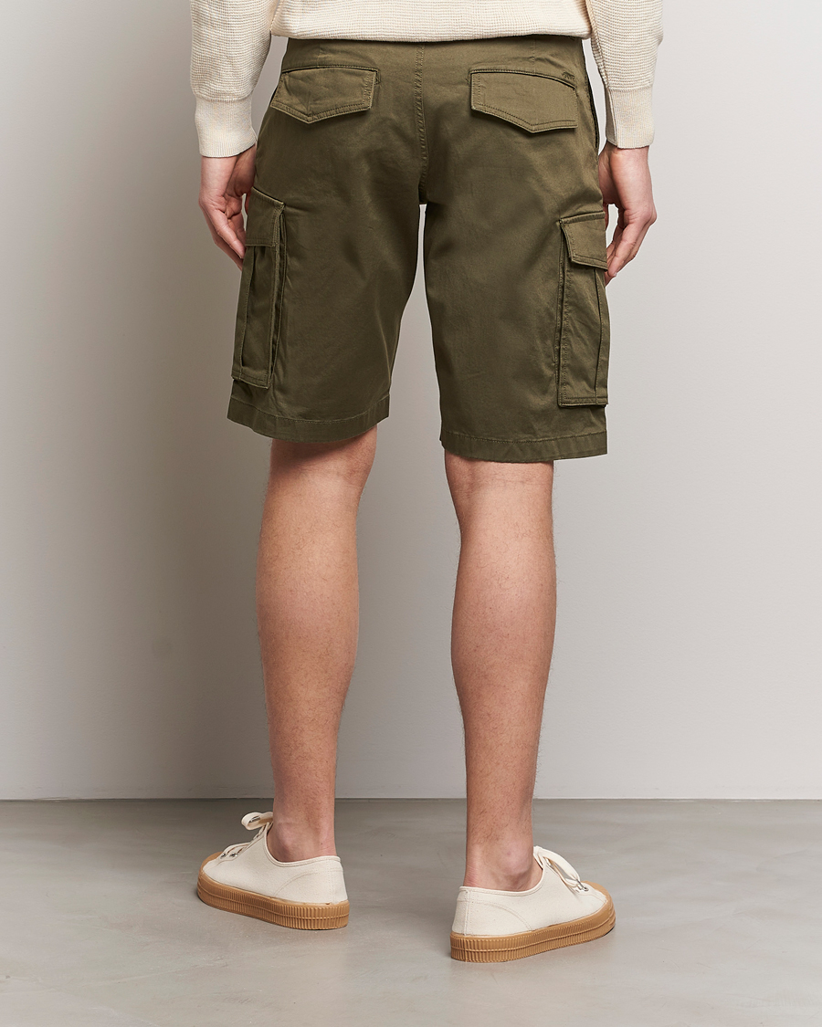 Homme | Shorts | GANT | Relaxed Twill Cargo Shorts Juniper Green
