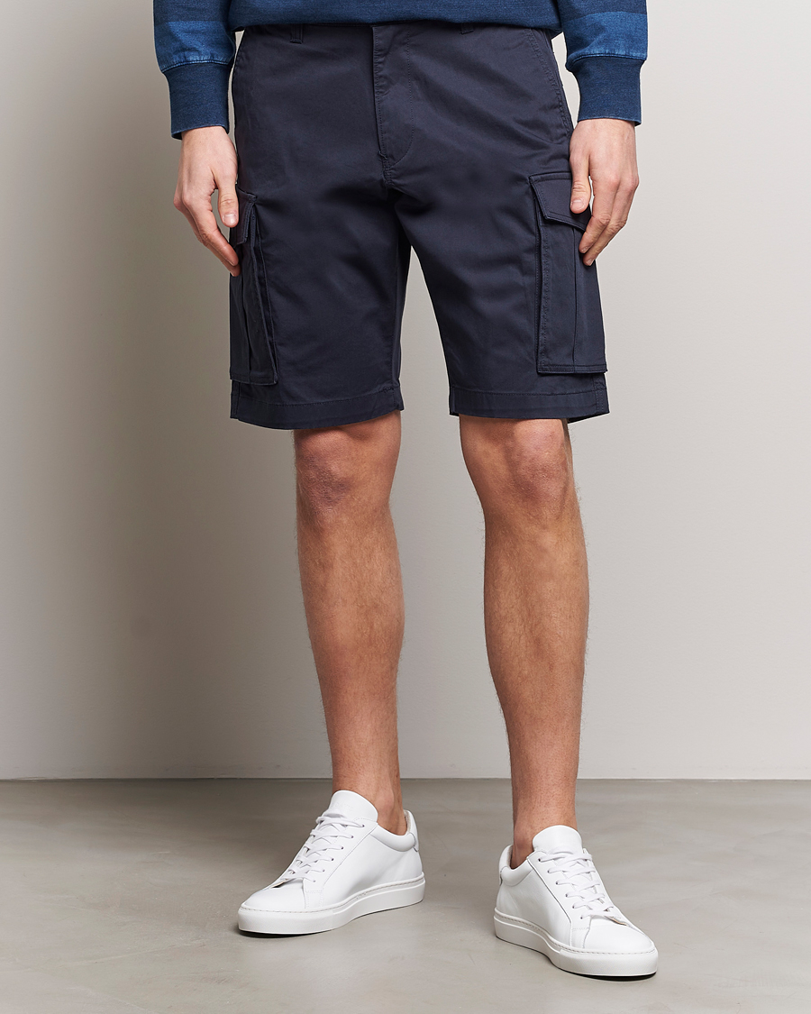 Homme | Shorts | GANT | Relaxed Twill Cargo Shorts Marine