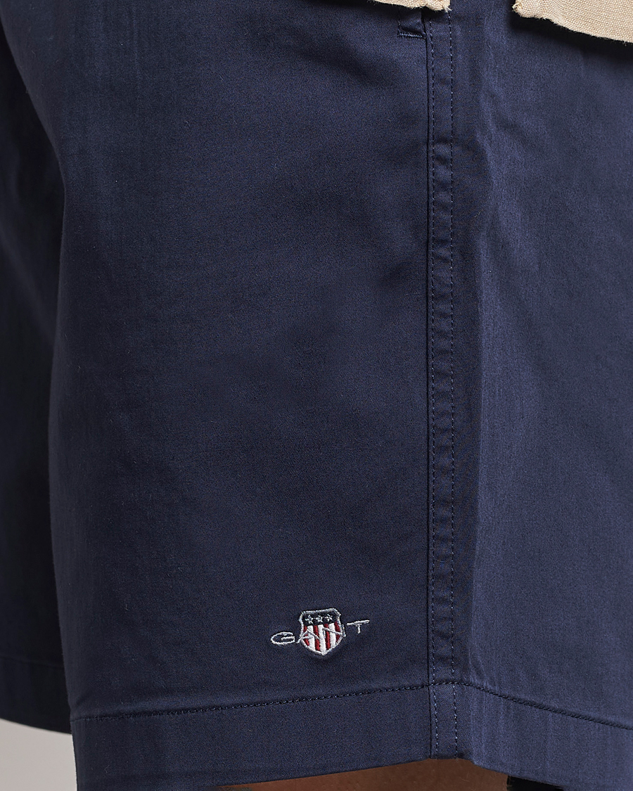 Homme | Shorts | GANT | Drawstring Logo Shorts Marine