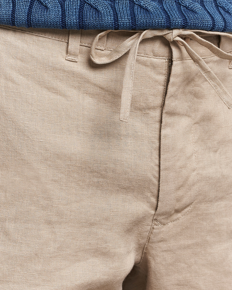 Homme | Shorts | GANT | Relaxed Linen Drawstring Shorts Dry Sand