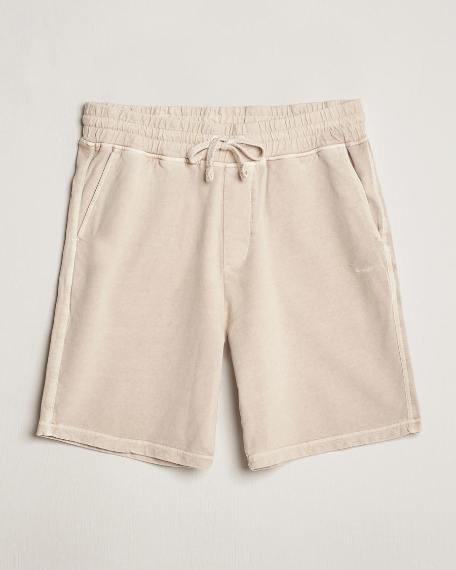 Homme | Shorts | GANT | Sunbleached Sweatshorts Silky Beige
