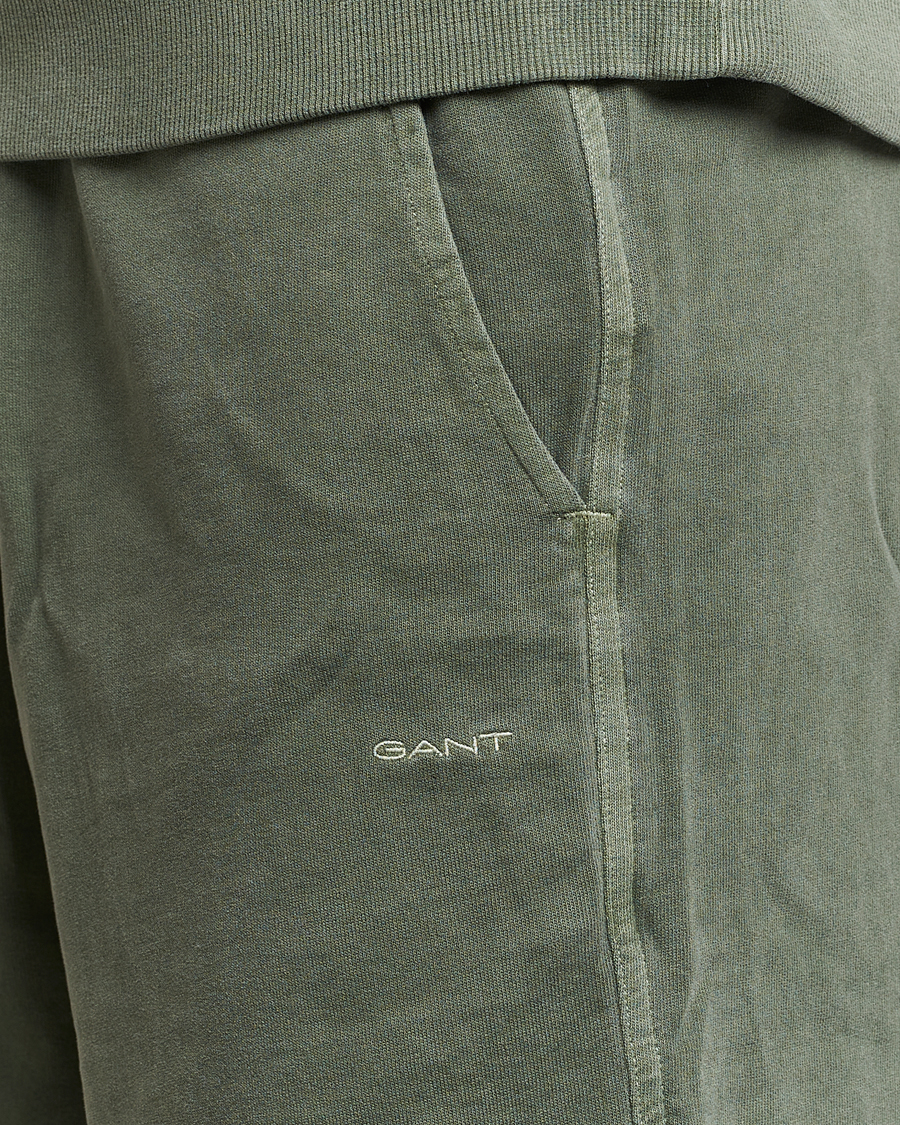 Homme | Shorts | GANT | Sunbleached Sweatshorts Pine Green