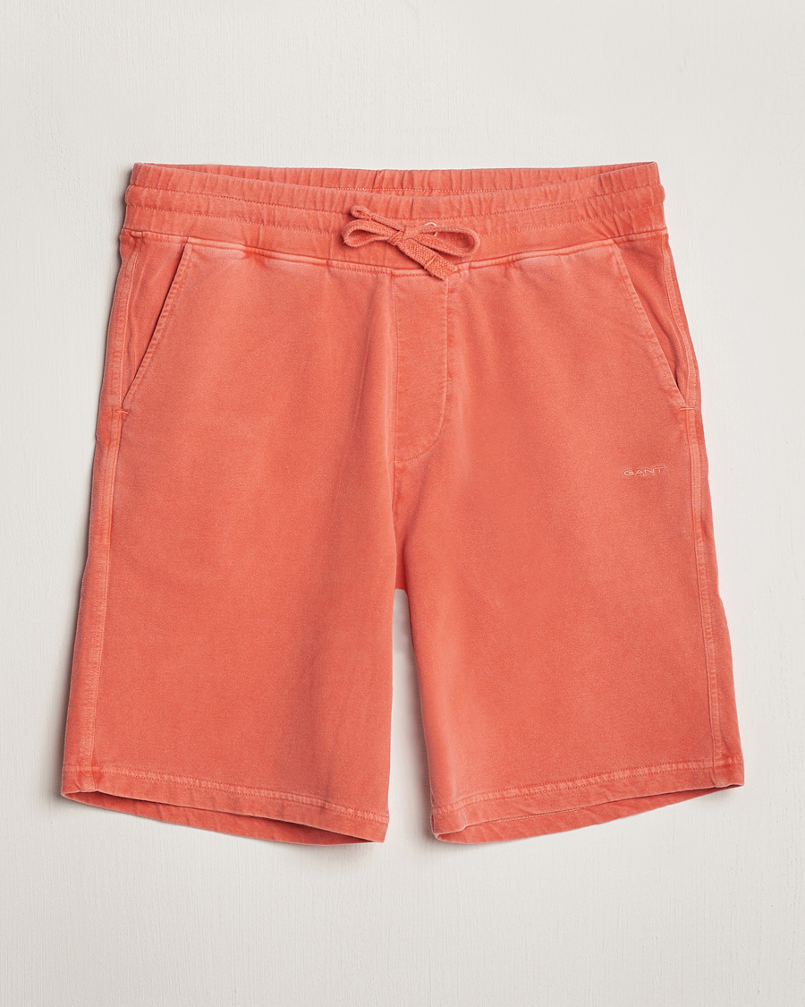 Homme | Shorts | GANT | Sunbleached Sweatshorts Burnt Orange