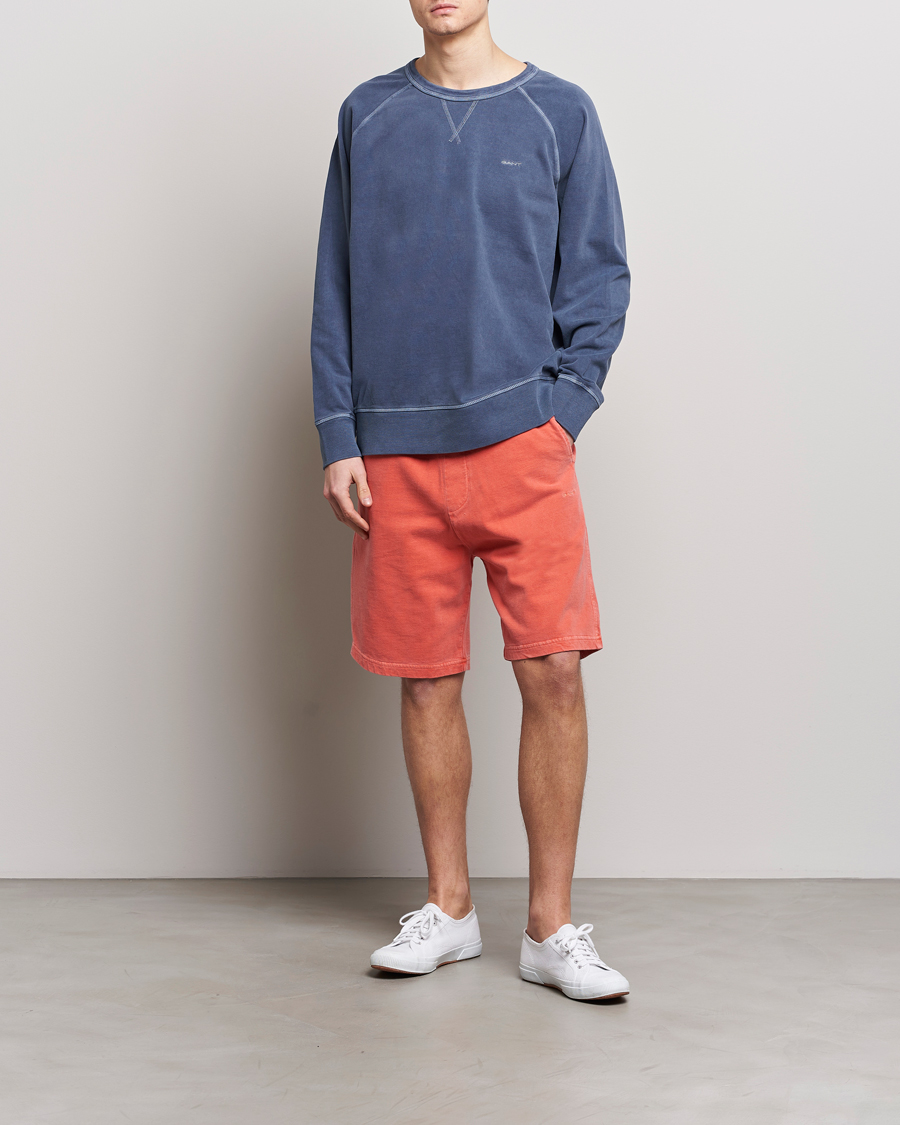Homme | Shorts | GANT | Sunbleached Sweatshorts Burnt Orange