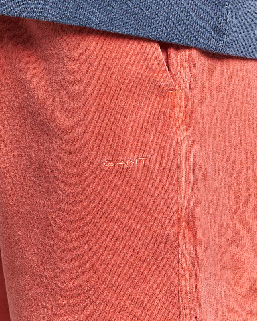 Homme | Shorts | GANT | Sunbleached Sweatshorts Burnt Orange