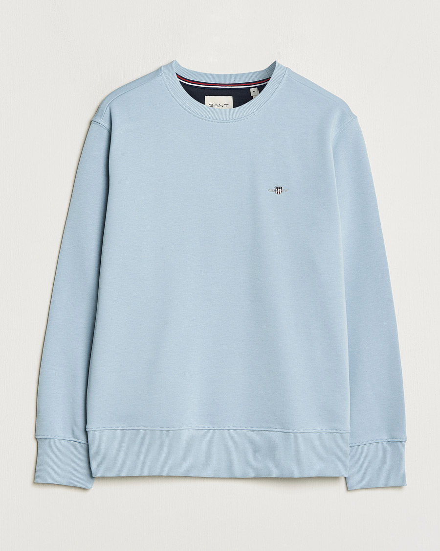 Homme | Pulls Et Tricots | GANT | Original Crew Neck Sweatshirt Dove Blue