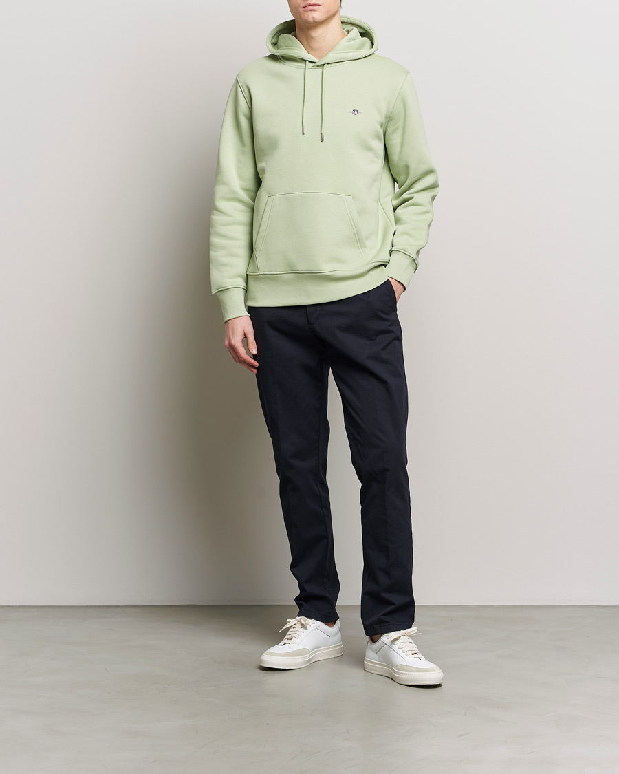 Homme | Pulls Et Tricots | GANT | Original Shield Logo Hoodie Milky Matcha