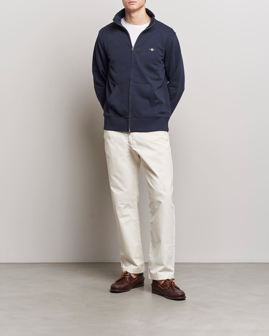 Homme | Pulls Et Tricots | GANT | Original Full Zip Evening Blue