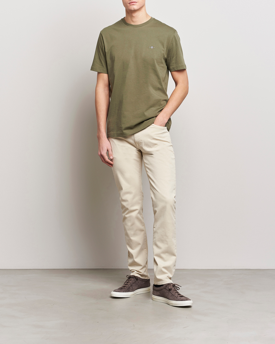 Homme | T-shirts | GANT | The Original T-Shirt Juniper Green