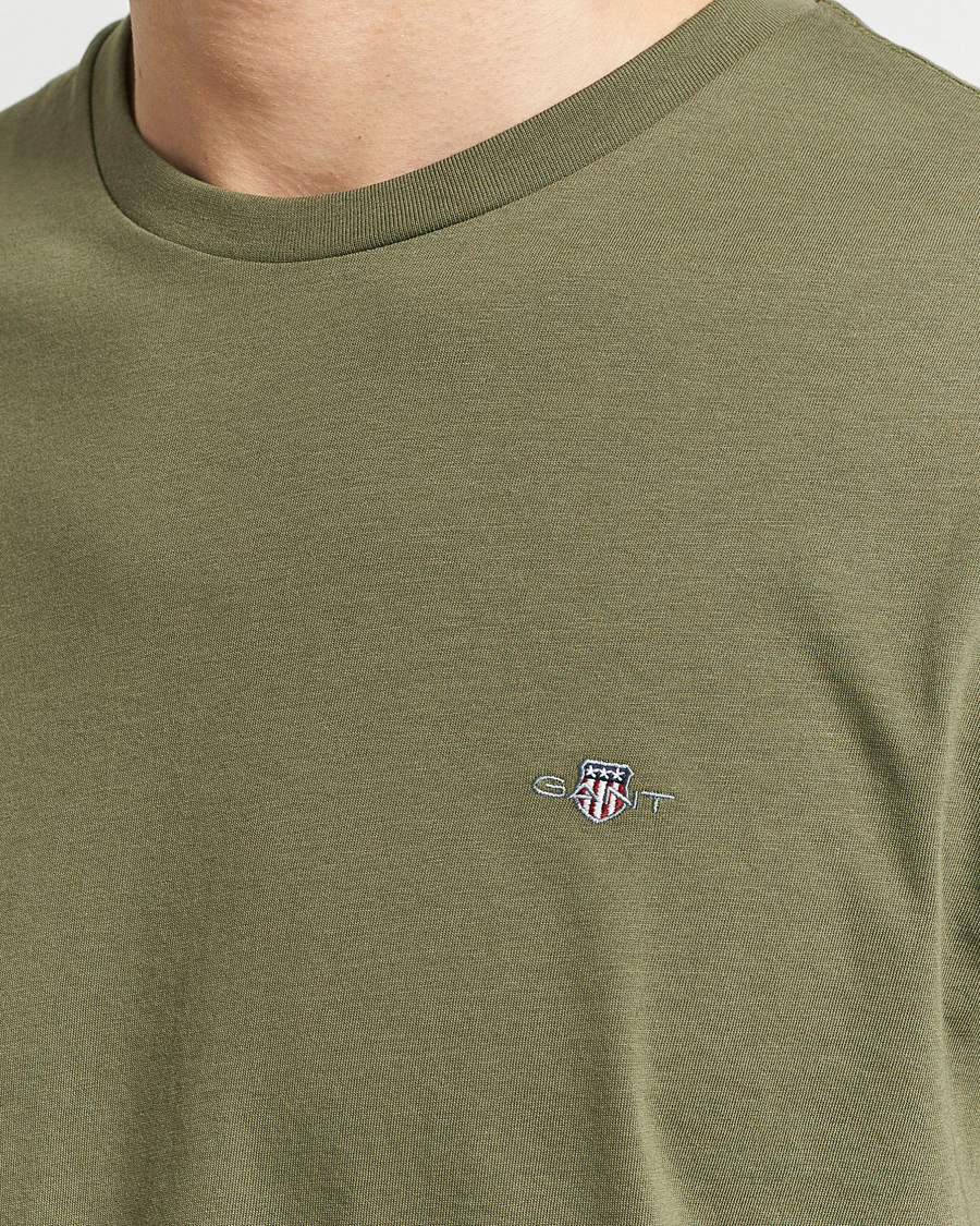 Homme | T-shirts | GANT | The Original T-Shirt Juniper Green