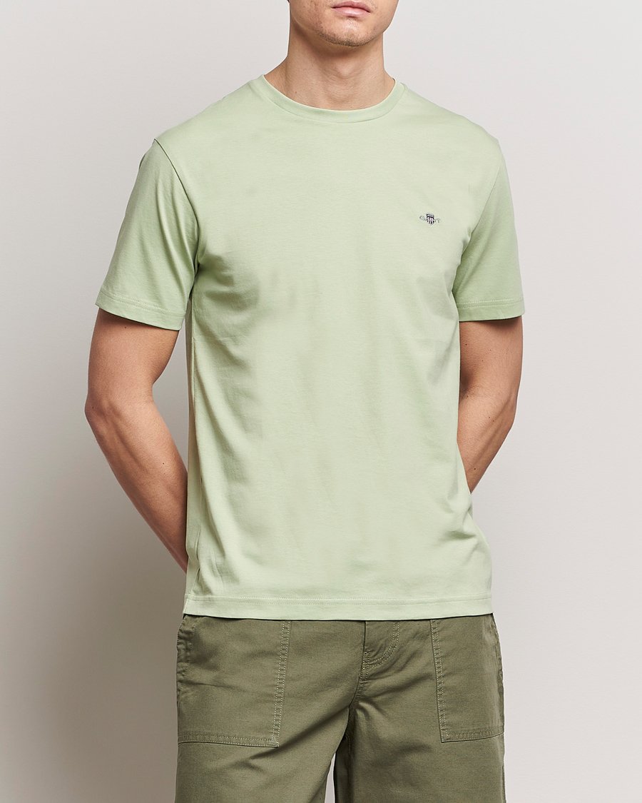 Homme | T-shirts | GANT | The Original T-Shirt Milky Matcha