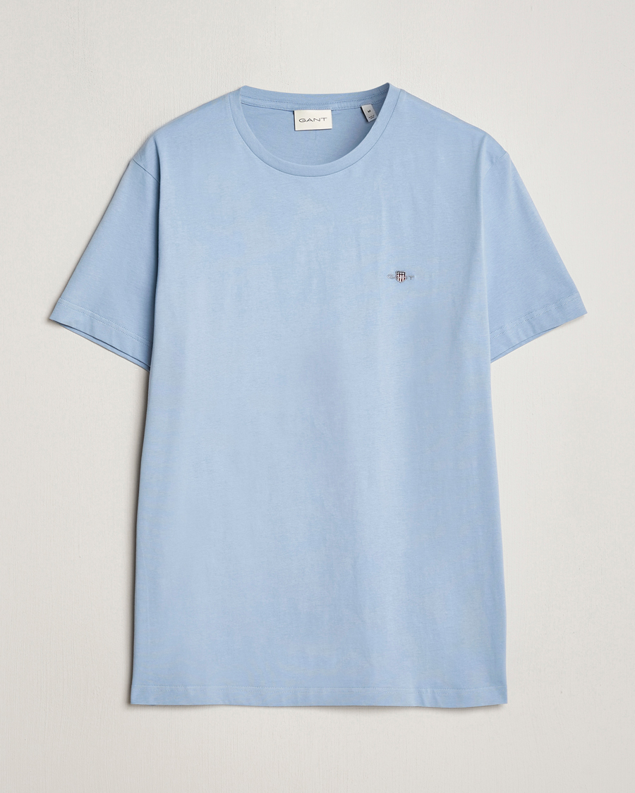 Homme | T-shirts | GANT | The Original T-Shirt Dove Blue