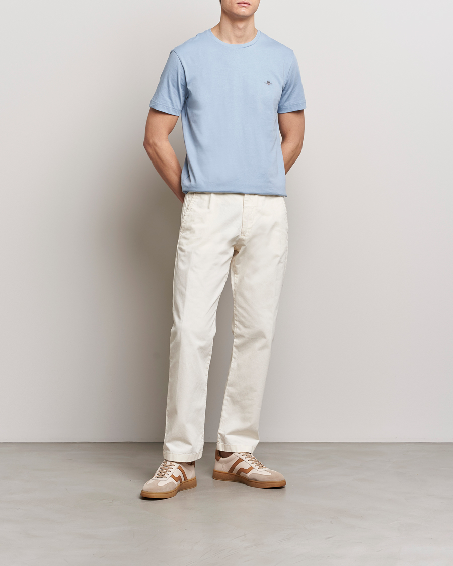 Homme | T-shirts | GANT | The Original T-Shirt Dove Blue
