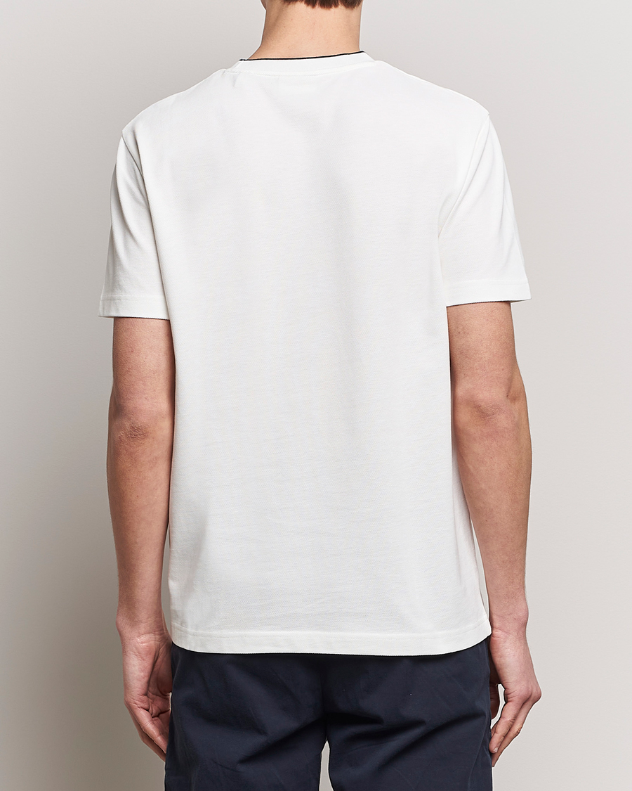 Homme | T-shirts | GANT | Pique Crew Neck T-Shirt Eggshell
