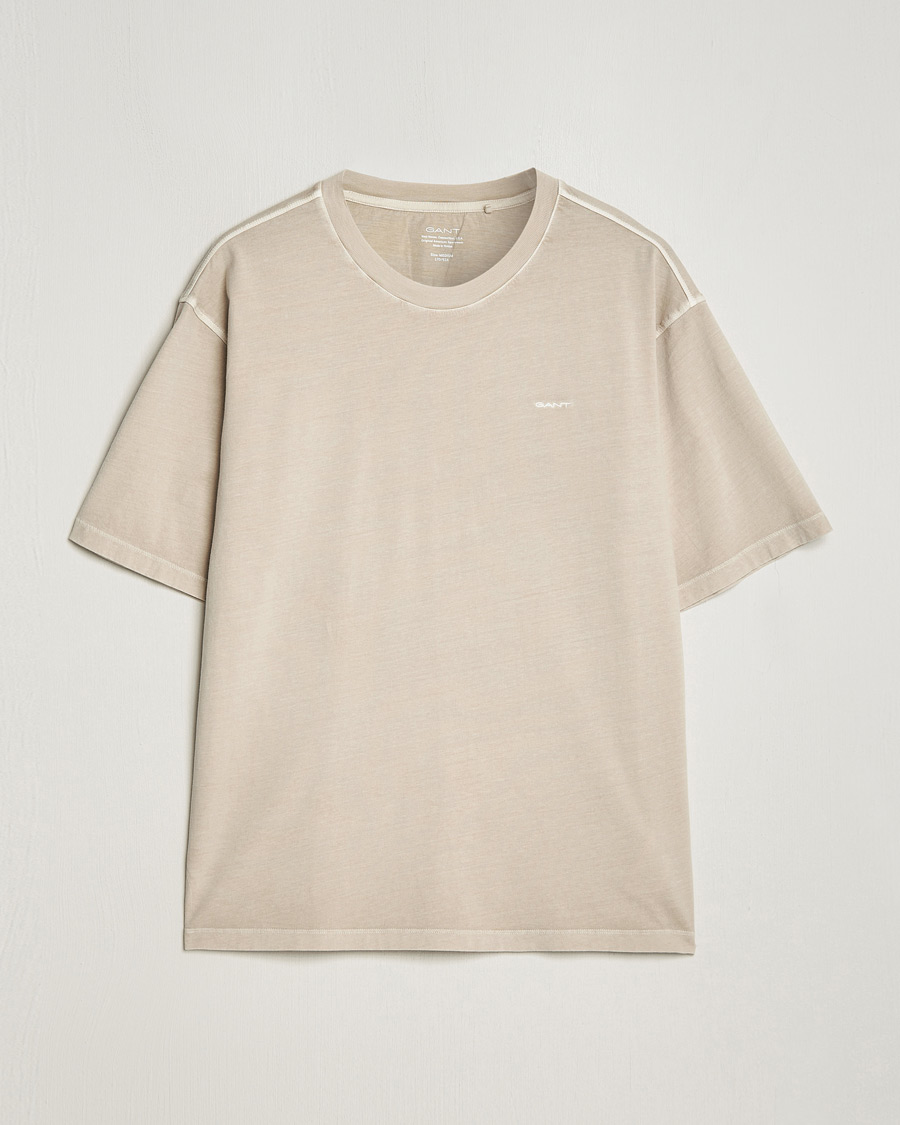 Homme | T-shirts | GANT | Sunbleached T-Shirt Silky Beige