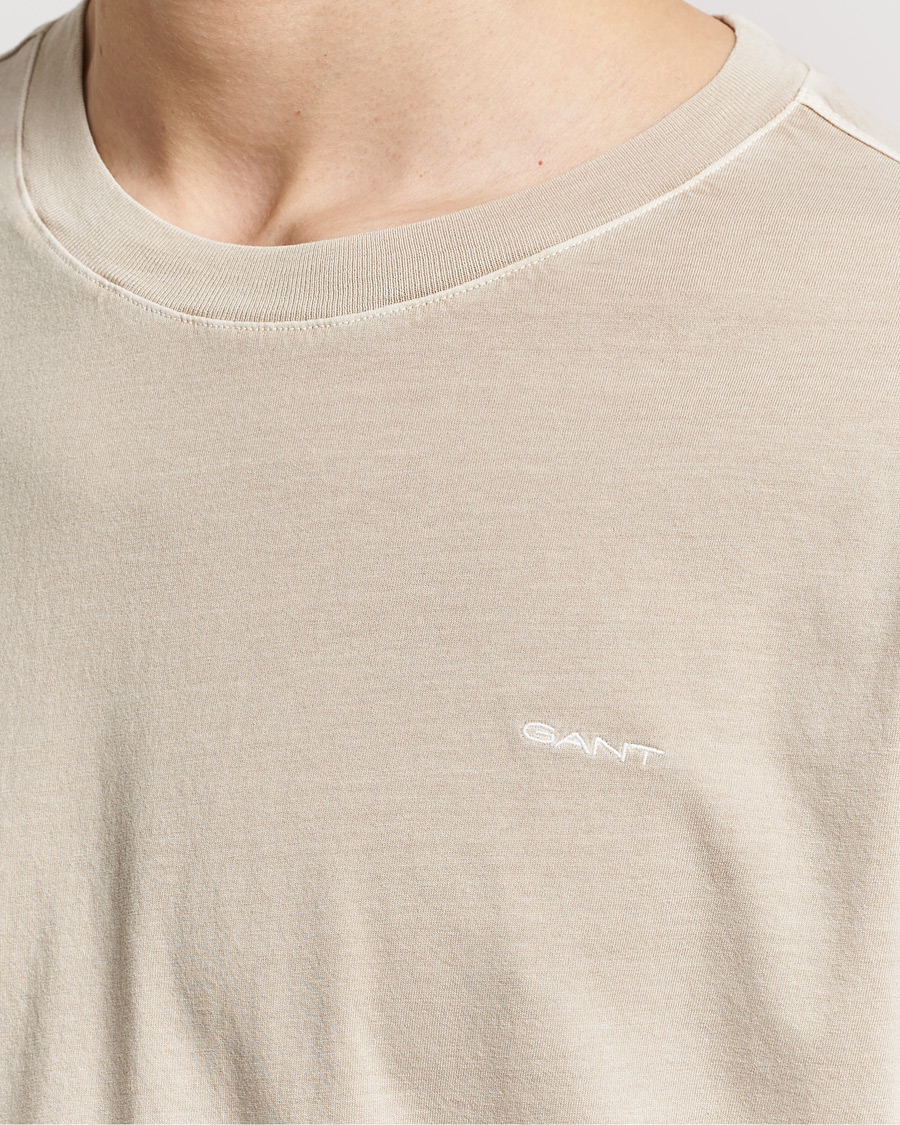 Homme | T-shirts | GANT | Sunbleached T-Shirt Silky Beige