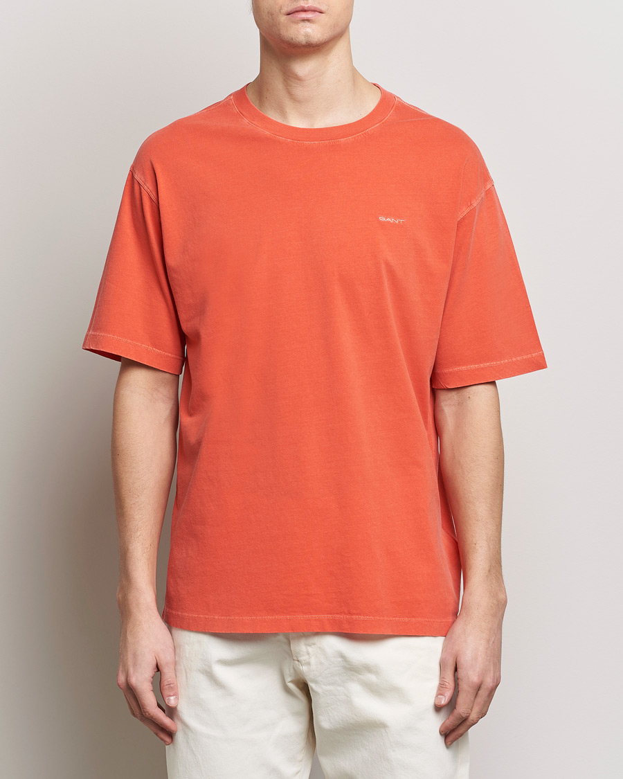 Homme | T-shirts À Manches Courtes | GANT | Sunbleached T-Shirt Burnt Orange