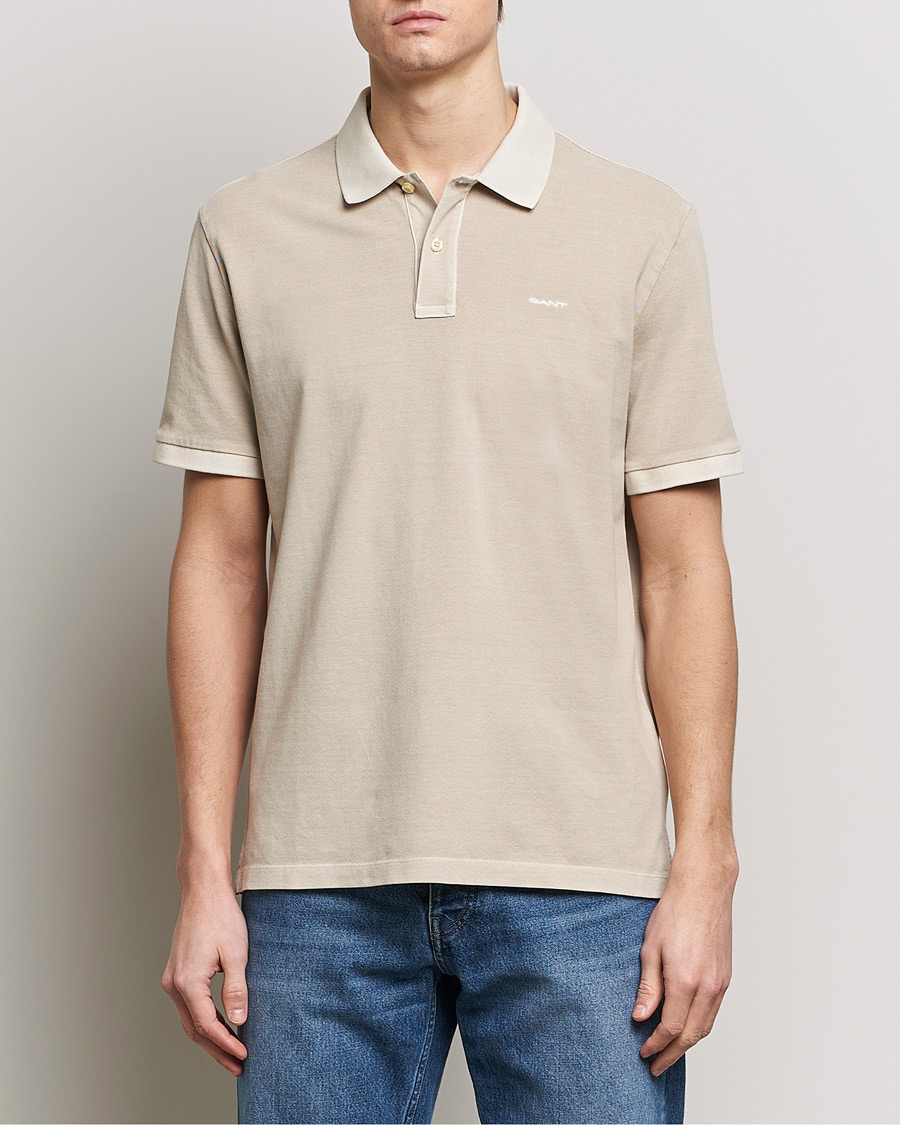 Homme |  | GANT | Sunbleached Polo Silky Beige