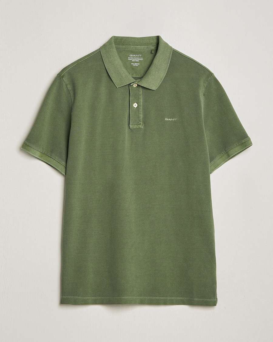 Homme | Polos | GANT | Sunbleached Polo Pine Green