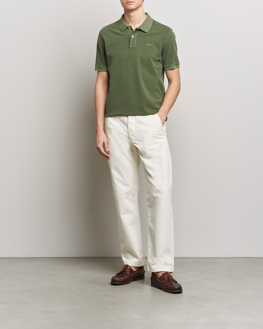 Homme | Polos | GANT | Sunbleached Polo Pine Green