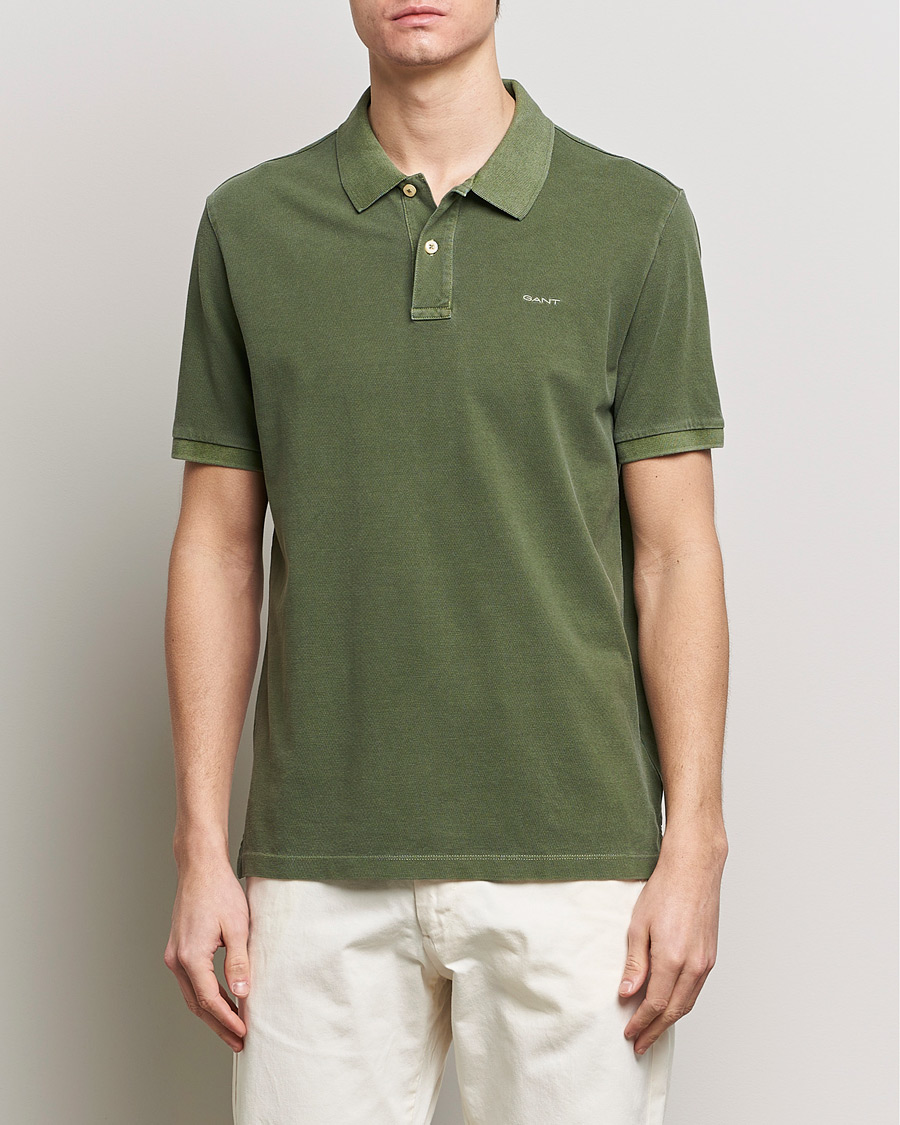 Homme | Polos | GANT | Sunbleached Polo Pine Green