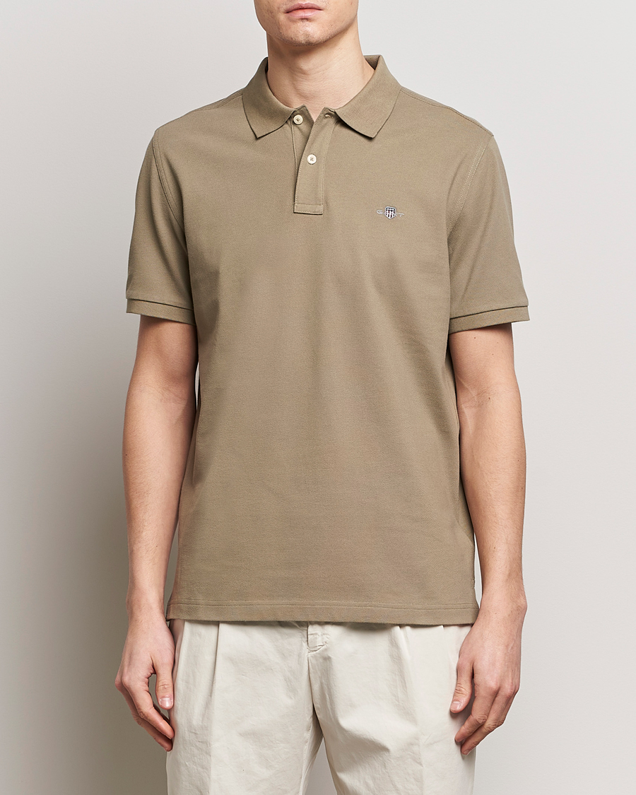 Homme | Polos | GANT | The Original Polo Dried Clay