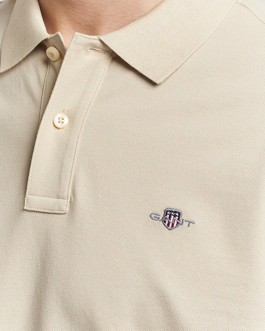 Homme | Polos | GANT | The Original Polo Silky Beige