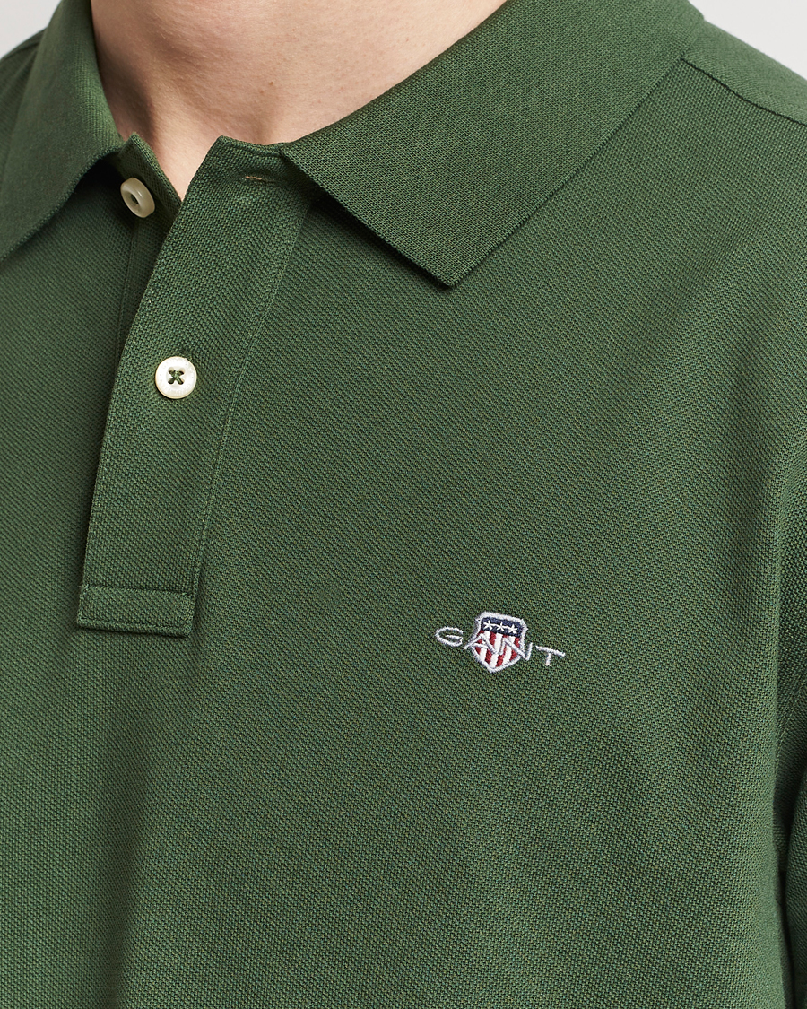 Homme | Polos | GANT | The Original Polo Pine Green