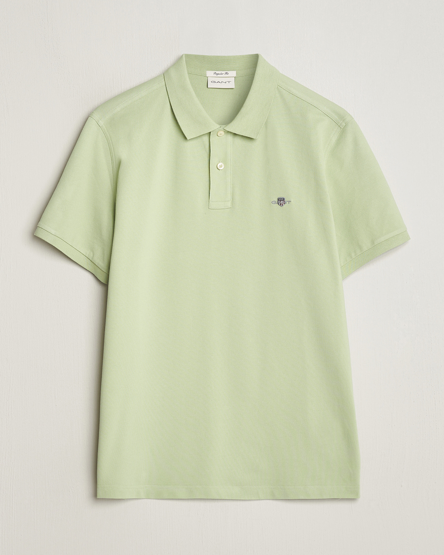 Homme | Polos | GANT | The Original Polo Milky Matcha