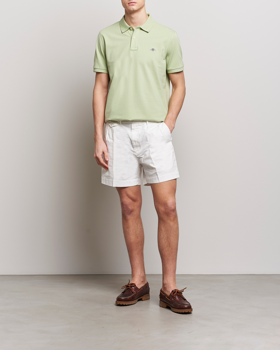 Homme | Polos | GANT | The Original Polo Milky Matcha