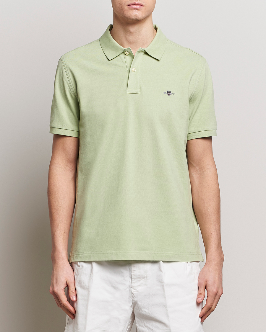 Homme | Polos | GANT | The Original Polo Milky Matcha