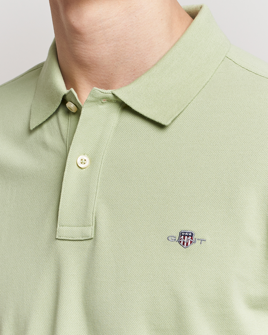 Homme | Polos | GANT | The Original Polo Milky Matcha