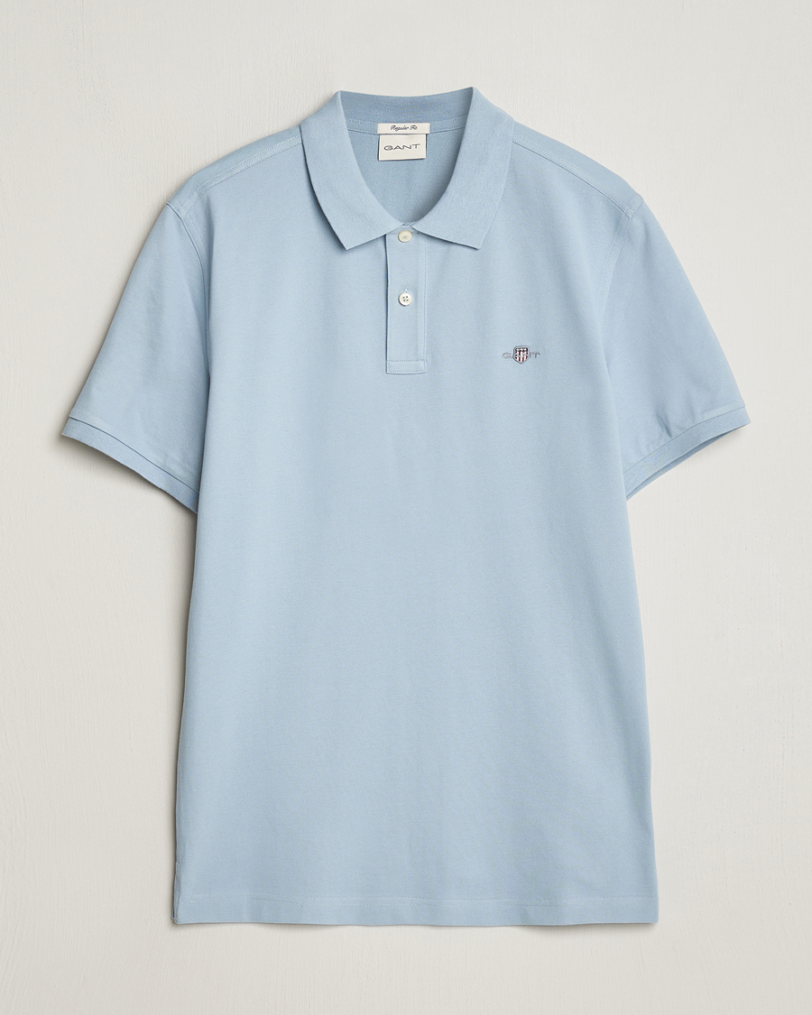 Homme | Polos | GANT | The Original Polo Dove Blue