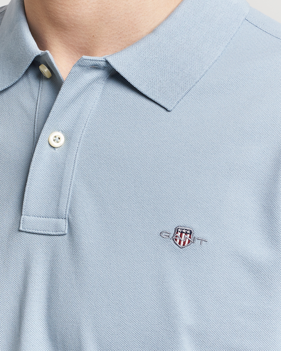 Homme | Polos | GANT | The Original Polo Dove Blue