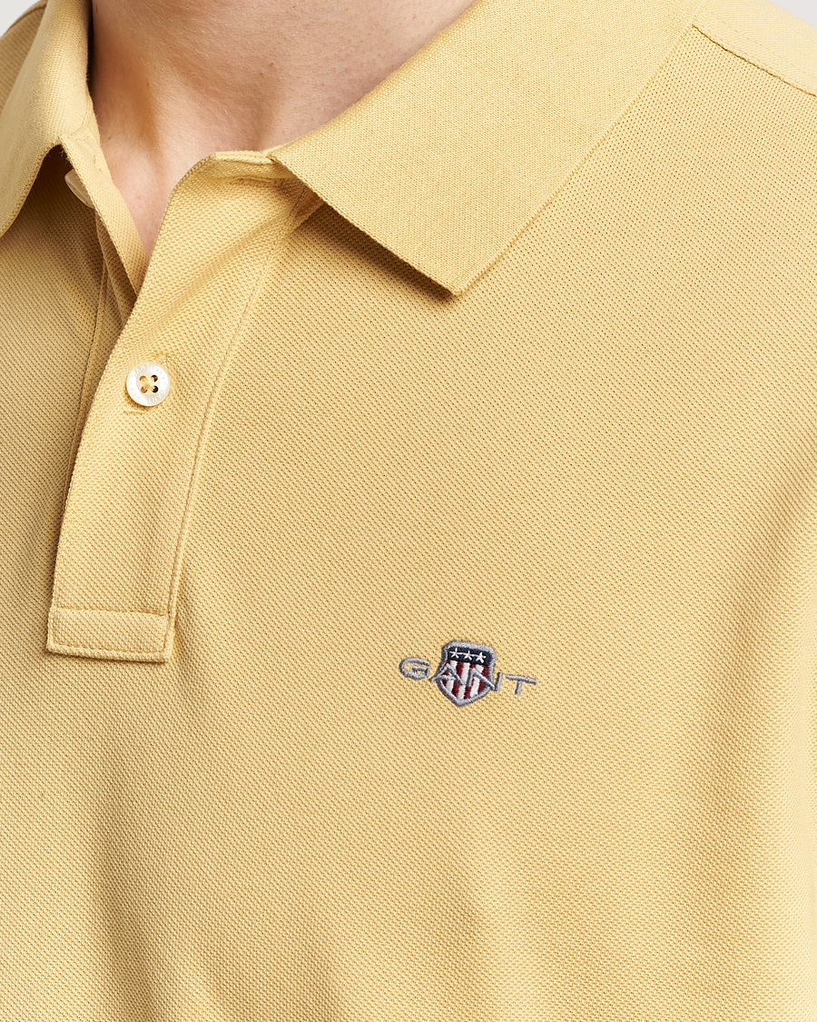 Homme | Polos | GANT | The Original Polo Dusty Yellow