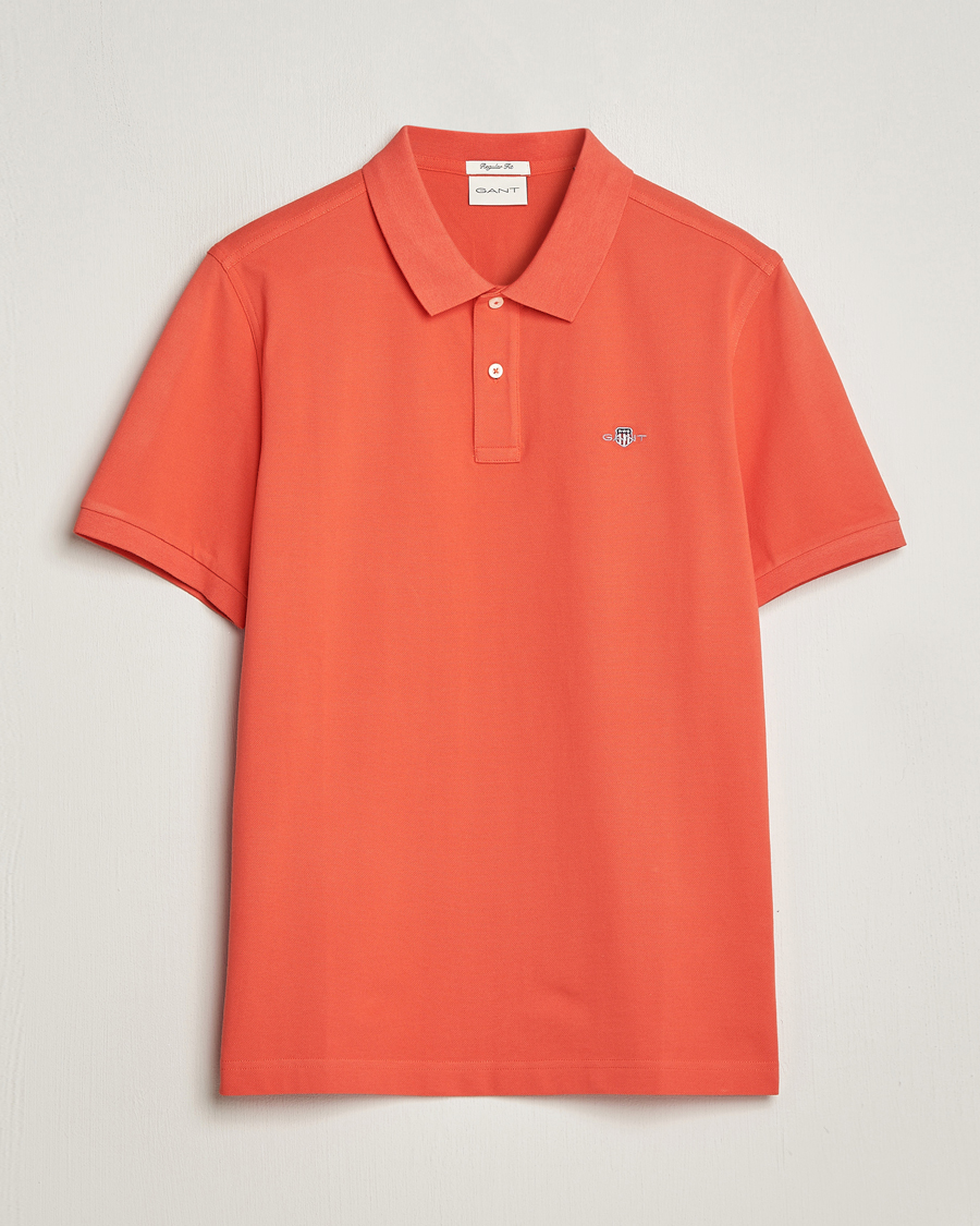 Homme | Polos | GANT | The Original Polo Burnt Orange