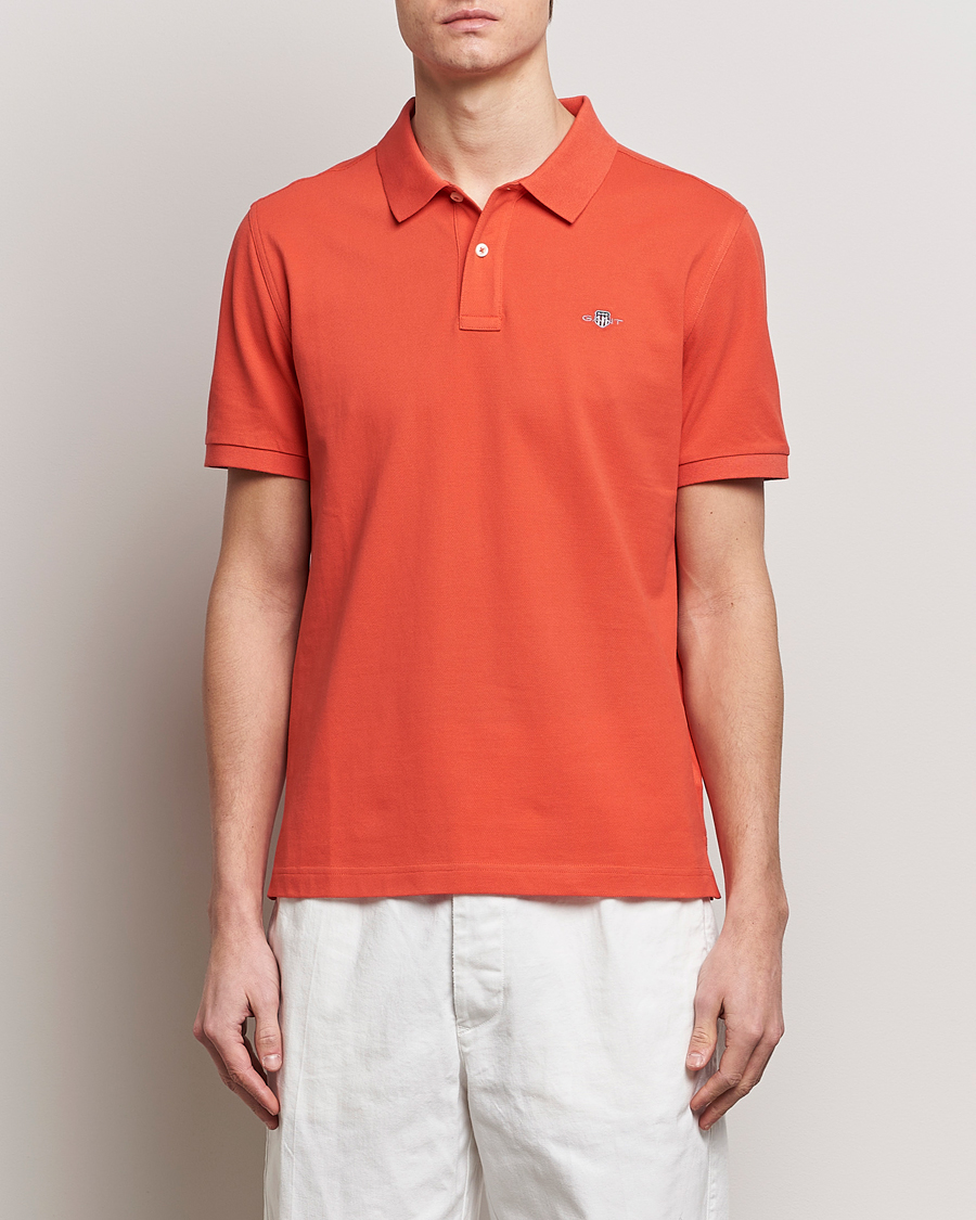Homme | Polos | GANT | The Original Polo Burnt Orange