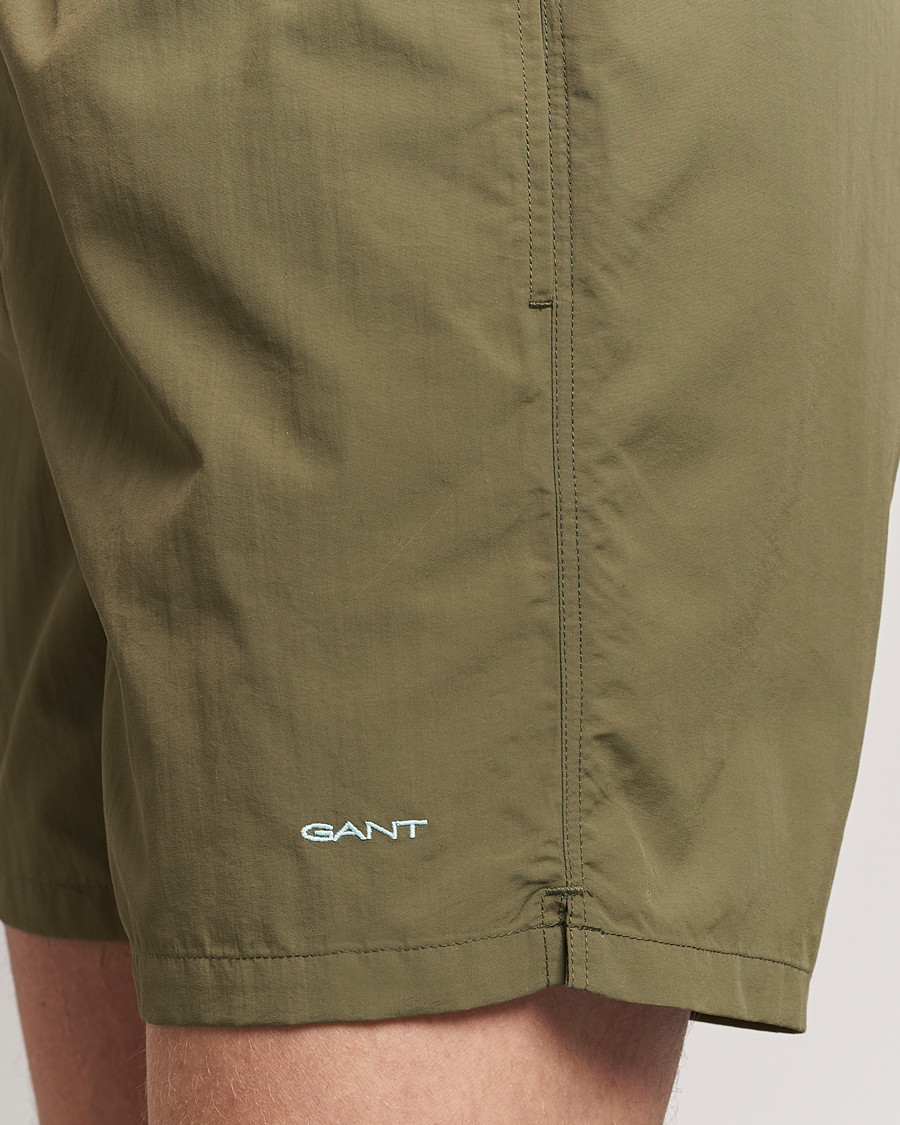 Homme | Maillots De Bain | Gant | Basic Swimshorts Juniper Green